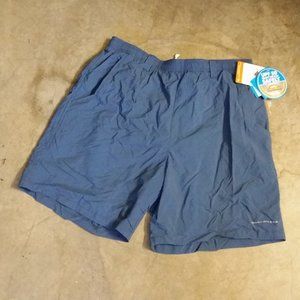Columbia Omni Shade Light Navy Blue UPC 50 Shorts